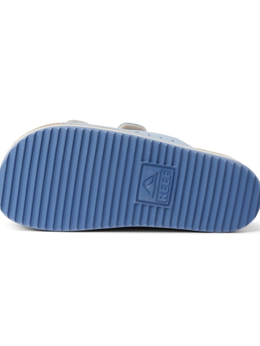 NEW! Reef Light Blue Shearling Platform Slide Mules sz 8 NWT - Picture 6 of 12